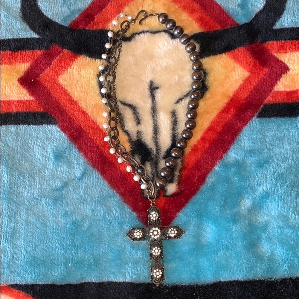 Western Cross Necklace